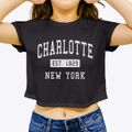 Charlotte New York Classic Established Women's Crop Top additional view 3
