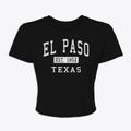 El Paso Texas Classic Established Women's Crop Top additional product view 1