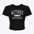 Withee Wisconsin Classic Established Women's Crop Top additional product view 1