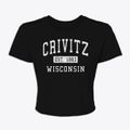 Crivitz Wisconsin Classic Established Women's Crop Top additional product view 1
