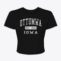Ottumwa Iowa Classic Established Women's Crop Top additional view 1