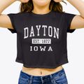 Dayton Iowa Classic Established Women's Crop Top additional view 3