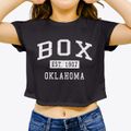 Box Oklahoma Classic Established Women's Crop Top additional product view 3