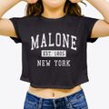 Malone New York Classic Established Women's Crop Top additional view 3
