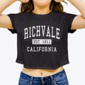 Richvale California Classic Established Women's Crop Top additional view 3