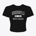 Hendersonville North Carolina Classic Established Women's Crop Top additional view 1