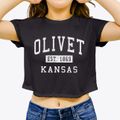 Olivet Kansas Classic Established Women's Crop Top additional view 3