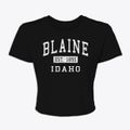 Blaine Idaho Classic Established Women's Crop Top additional view 1