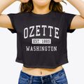 Ozette Washington Classic Established Women's Crop Top additional view 3