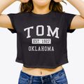 Tom Oklahoma Classic Established Women's Crop Top additional product view 3