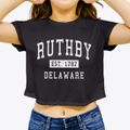 Ruthby Delaware Classic Established Women's Crop Top additional product view 3