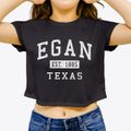 Egan Texas Classic Established Women's Crop Top additional product view 3