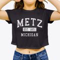 Metz Michigan Classic Established Women's Crop Top additional view 3