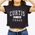 Curtis Texas Classic Established Women's Crop Top additional product view 3