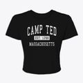 Camp Ted Massachusetts Classic Established Women's Crop Top additional product view 1