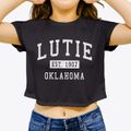 Lutie Oklahoma Classic Established Women's Crop Top additional view 3