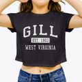 Gill West Virginia Classic Established Women's Crop Top additional view 3