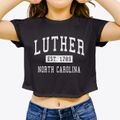 Luther North Carolina Classic Established Women's Crop Top additional view 3