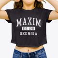 Maxim Georgia Classic Established Women's Crop Top additional view 3