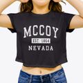 Mccoy Nevada Classic Established Women's Crop Top additional product view 3