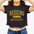 Redding Mississippi Classic Established Women's Crop Top additional view 3
