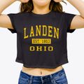 Landen Ohio Classic Established Women's Crop Top additional view 3