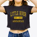 Little River Arkansas Classic Established Women's Crop Top additional view 3