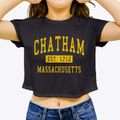Chatham Massachusetts Classic Established Women's Crop Top additional view 3