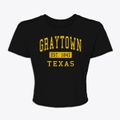 Graytown Texas Classic Established Women's Crop Top additional view 1