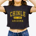 Chinle Arizona Classic Established Women's Crop Top additional view 3