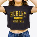 Hurley Virginia Classic Established Women's Crop Top additional view 3