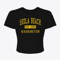 Seola Beach Washington Classic Established Women's Crop Top additional view 1