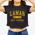 Lamar West Virginia Classic Established Women's Crop Top additional view 3