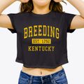Breeding Kentucky Classic Established Women's Crop Top additional view 3