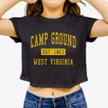 Camp Ground West Virginia Classic Established Women's Crop Top additional view 3
