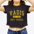 Vadis West Virginia Classic Established Women's Crop Top additional view 3