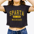 Sparta Michigan Classic Established Women's Crop Top additional view 3