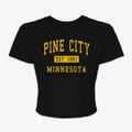 Pine City Minnesota Classic Established Women's Crop Top additional view 1