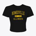 Romeoville Illinois Classic Established Women's Crop Top additional view 1