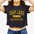 Soap Lake Washington Classic Established Women's Crop Top additional view 3