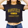 Mansfield Connecticut Classic Established Women's Crop Top additional view 3