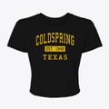 Coldspring Texas Classic Established Women's Crop Top additional product view 1