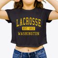 Lacrosse Washington Classic Established Women's Crop Top additional product view 3
