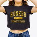 Hunker Pennsylvania Classic Established Women's Crop Top additional view 3