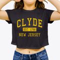 Clyde New Jersey Classic Established Women's Crop Top additional view 3
