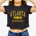 Atlanta Kansas Classic Established Women's Crop Top additional view 3