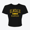 Elmdale Kansas Classic Established Women's Crop Top additional view 1