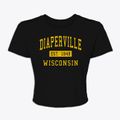 Diaperville Wisconsin Classic Established Women's Crop Top additional view 1