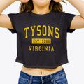 Tysons Virginia Classic Established Women's Crop Top additional view 3