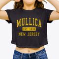 Mullica New Jersey Classic Established Women's Crop Top additional view 3